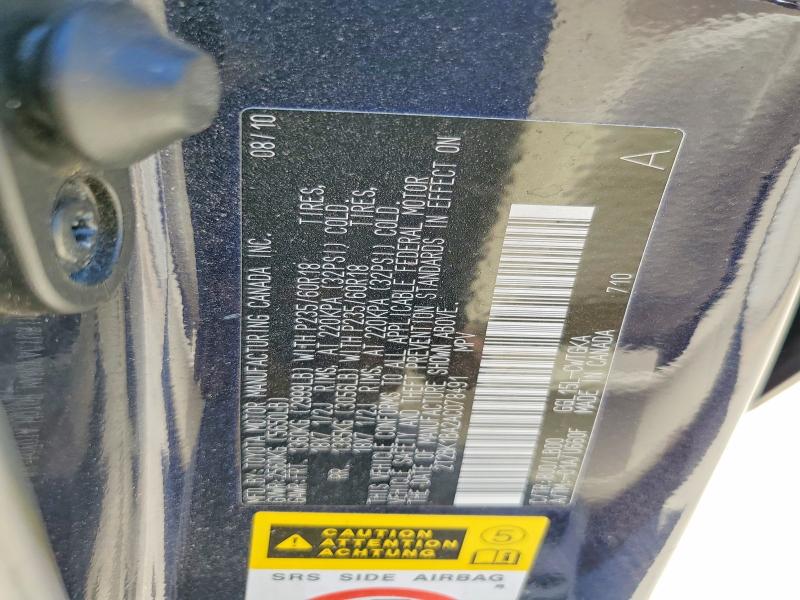 Продажа на аукционе авто 2010 Lexus Rx 350, vin: 2T2BK1BA2AC078491, номер лота: 48811216