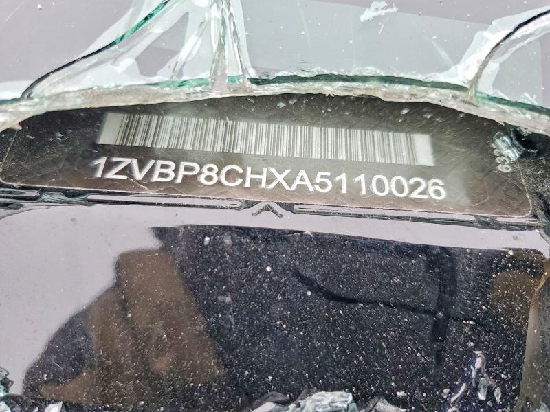 47721416 :رقم المزاد ، 1ZVBP8CHXA5110026 vin ، 2010 Ford Mustang مزاد بيع