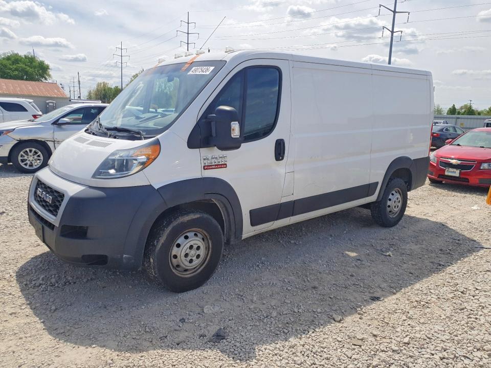 49075436 :رقم المزاد ، 3C6TRVAG5KE512754 vin ، 2019 Ram Promaster 1500 مزاد بيع