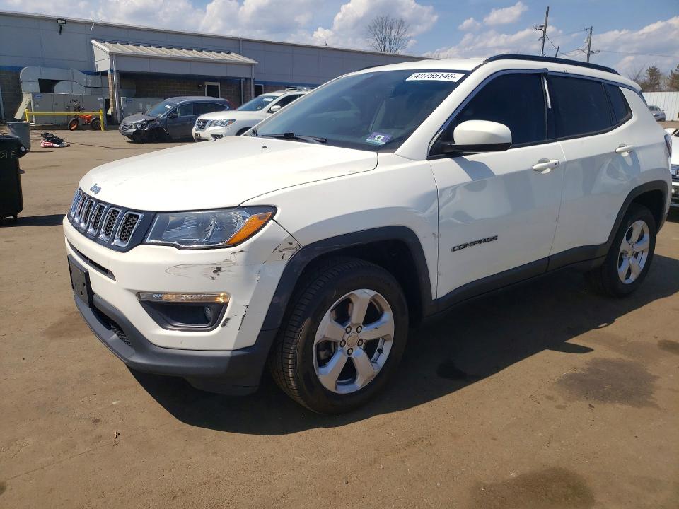 2019 Jeep Compass მანქანა იყიდება აუქციონზე, vin: 3C4NJDBB3KT847299, აუქციონის ნომერი: 49755146