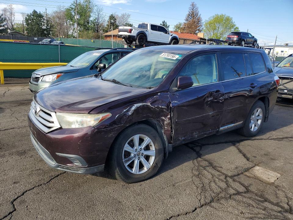 Auction sale of the 2013 Toyota Highlander, vin: 5TDBK3EH4DS177687, lot number: 51793196