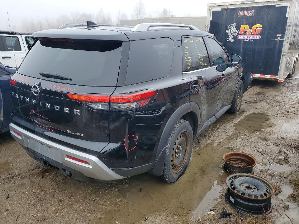 2024 Nissan Pathfinder Sl 4wd მანქანა იყიდება აუქციონზე, vin: 5N1DR3CEXRC261837, აუქციონის ნომერი: 48040176