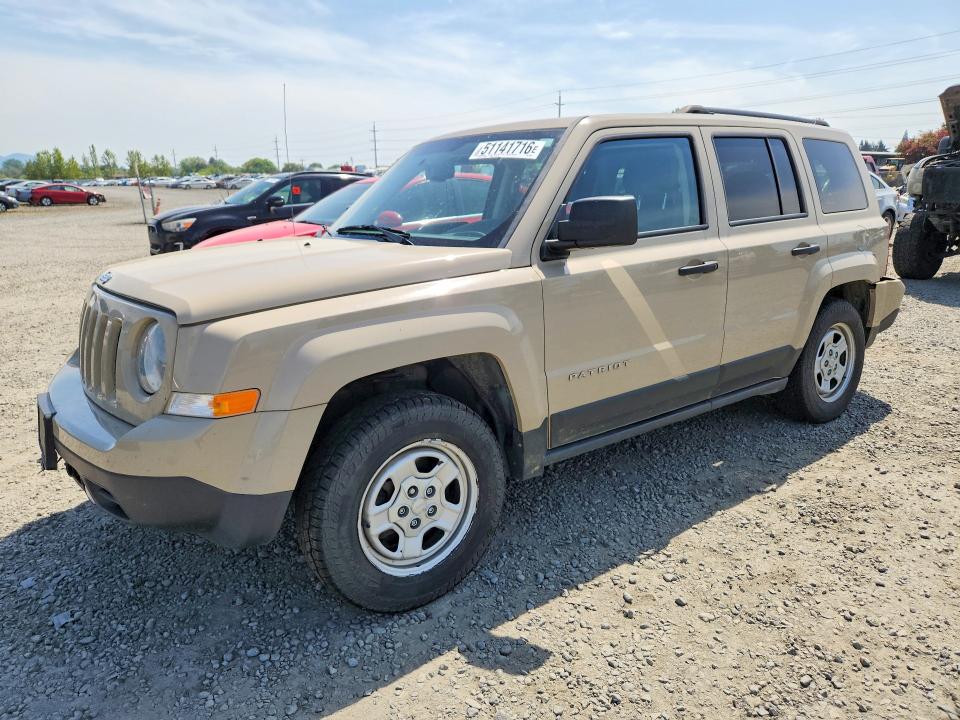 2017 Jeep Patriot მანქანა იყიდება აუქციონზე, vin: 1C4NJRBB0HD164813, აუქციონის ნომერი: 51141716