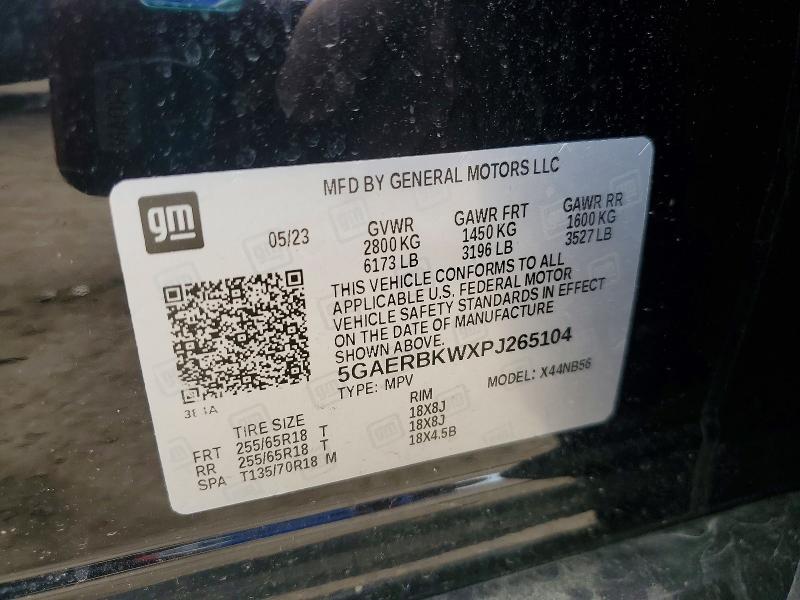 Aukcja sprzedaży 2023 Buick Enclave, vin: 5GAERBKWXPJ265104, numer aukcji: 51411066