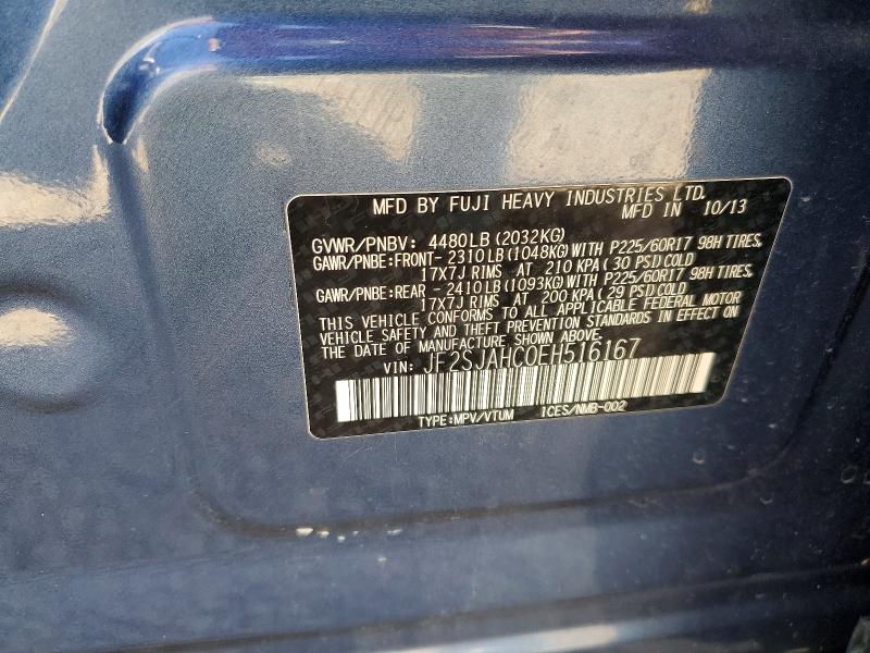 49282446 :رقم المزاد ، JF2SJAHC0EH516167 vin ، 2014 Subaru Forester مزاد بيع