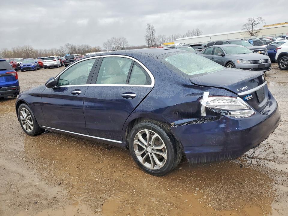48823246 :رقم المزاد ، 55SWF4KB1GU128207 vin ، 2016 Mercedes-benz C مزاد بيع