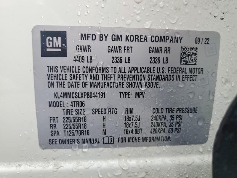 2023 Buick Encore Gx მანქანა იყიდება აუქციონზე, vin: KL4MMCSLXPB044191, აუქციონის ნომერი: 48074066