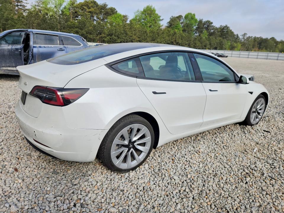 48412586 :رقم المزاد ، 5YJ3E1EAXNF188086 vin ، 2022 Tesla Model 3 مزاد بيع