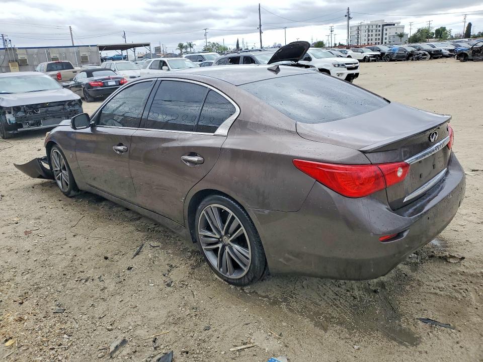 2014 Infiniti Q50 მანქანა იყიდება აუქციონზე, vin: JN1BV7AP3EM683135, აუქციონის ნომერი: 50787406