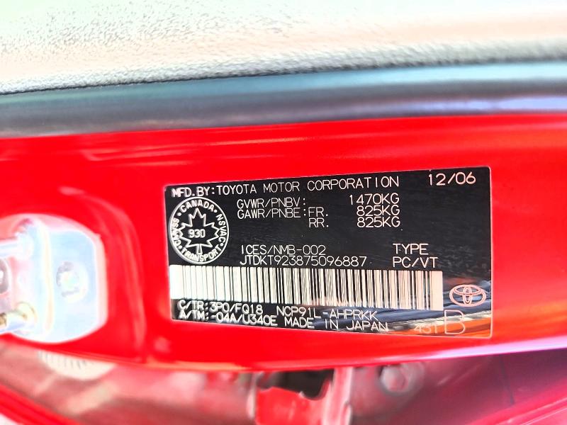 Продажа на аукционе авто 2007 Toyota Yaris, vin: JTDKT923875096887, номер лота: 49643606