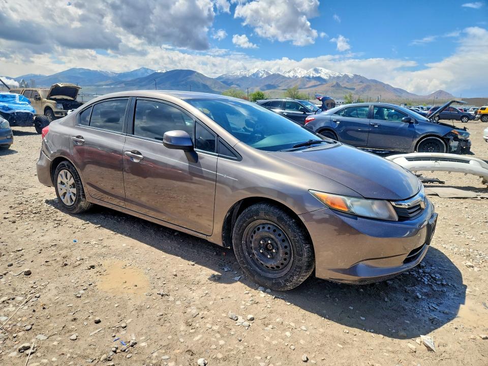 2012 Honda Civic მანქანა იყიდება აუქციონზე, vin: 2HGFB2F57CH594509, აუქციონის ნომერი: 50364606
