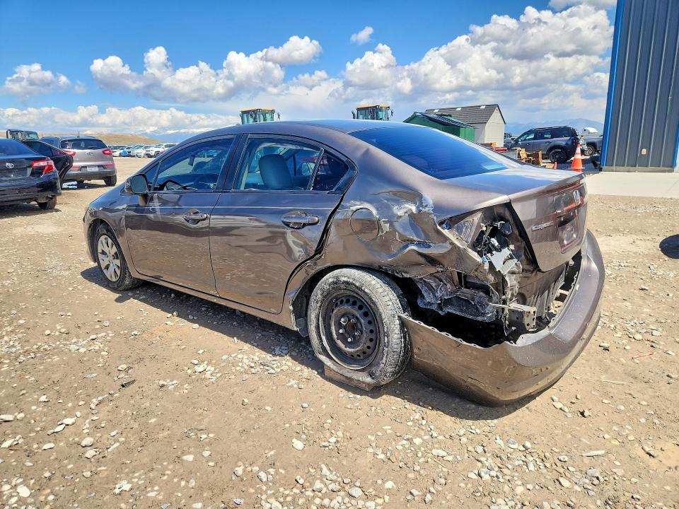 2012 Honda Civic მანქანა იყიდება აუქციონზე, vin: 2HGFB2F57CH594509, აუქციონის ნომერი: 50364606