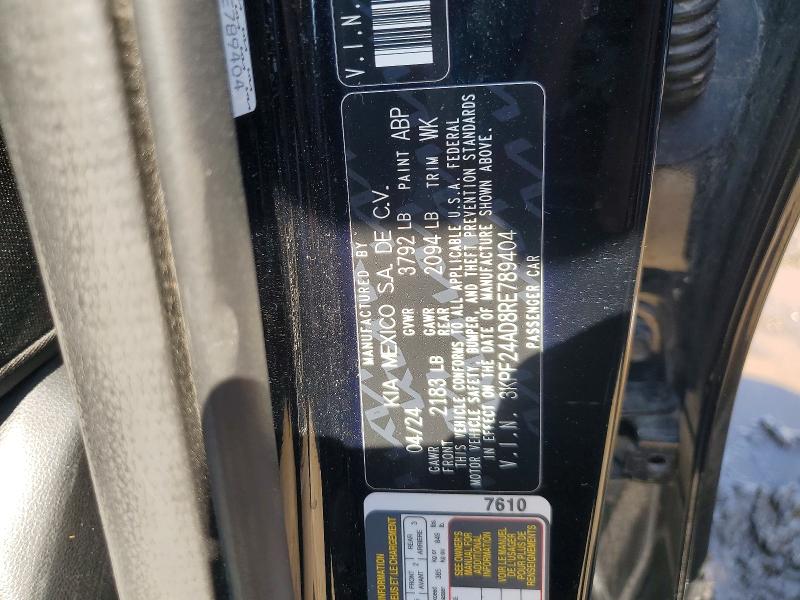 Продаж на аукціоні авто 2024 Kia Forte, vin: 3KPF24AD8RE789404, номер лоту: 50834156