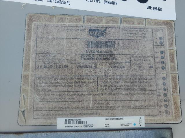 50124066 :رقم المزاد ، 1JJV532D2JL068428 vin ، 2018 Wabash Dry Freight Trailer مزاد بيع