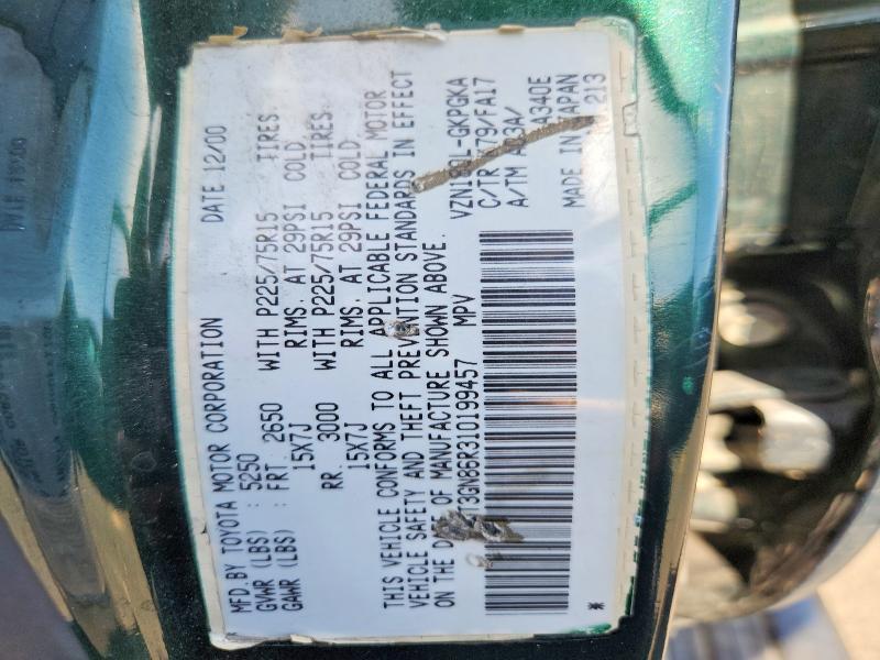 51627566 :رقم المزاد ، JT3GN86R310199457 vin ، 2001 Toyt Other مزاد بيع
