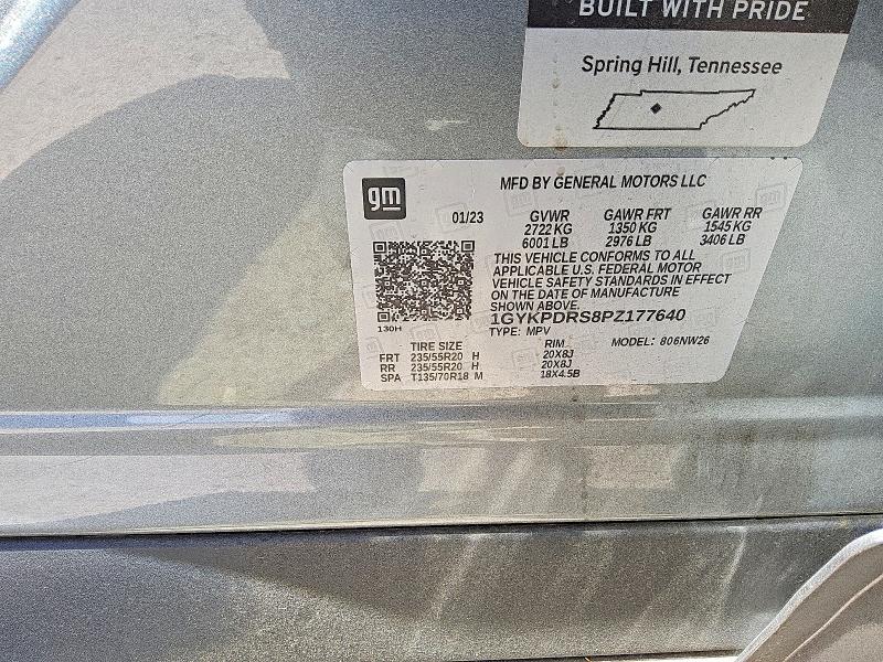 2023 Cadillac Xt6 მანქანა იყიდება აუქციონზე, vin: 1GYKPDRS8PZ177640, აუქციონის ნომერი: 51200886