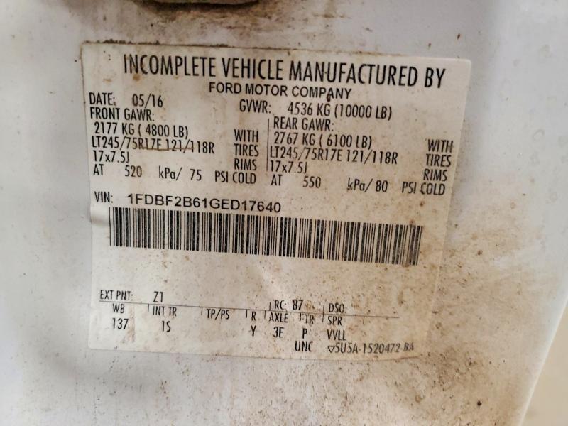 2016 Ford F250 მანქანა იყიდება აუქციონზე, vin: 1FDBF2B61GED17640, აუქციონის ნომერი: 49852776