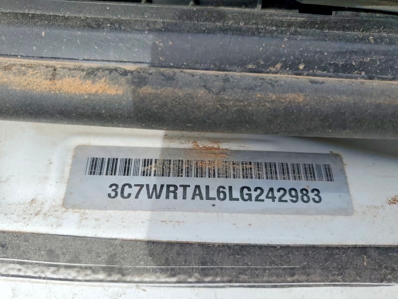 2020 Ram 3500 მანქანა იყიდება აუქციონზე, vin: 3C7WRTAL6LG242983, აუქციონის ნომერი: 50433866