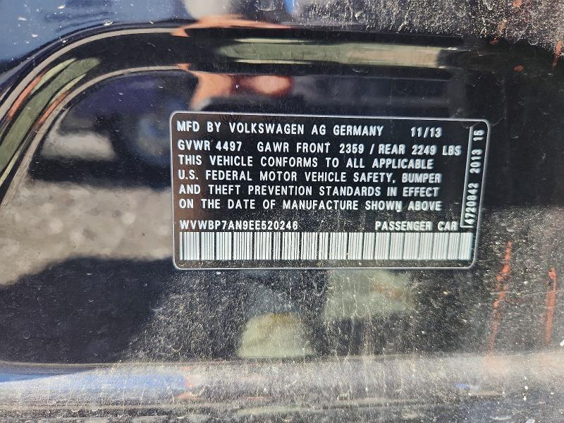 Продажа на аукционе авто 2014 Volkswagen Cc, vin: WVWBP7AN9EE520246, номер лота: 50289526