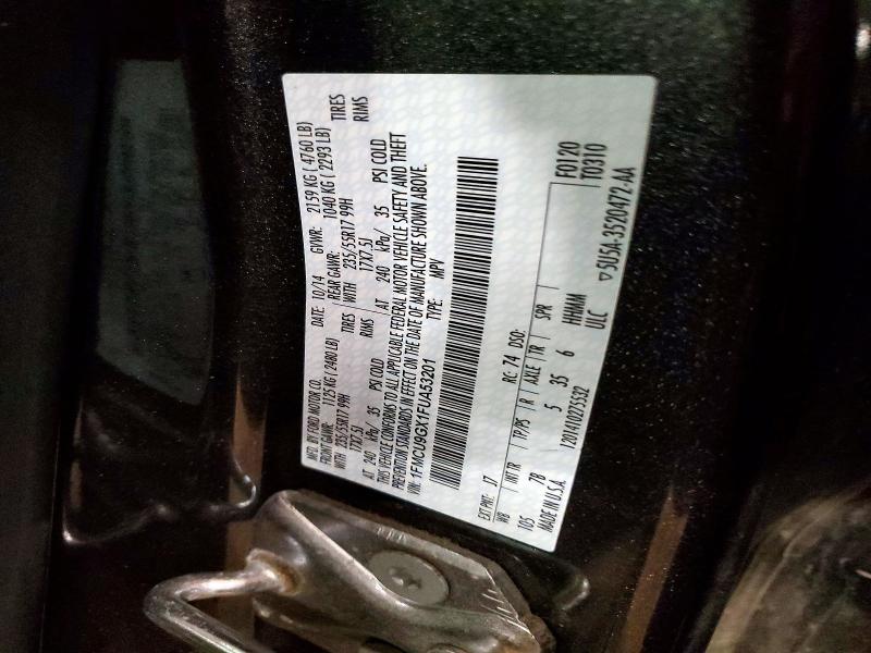 Продаж на аукціоні авто 2015 Ford Escape, vin: 1FMCU9GX1FUA53201, номер лоту: 50224136