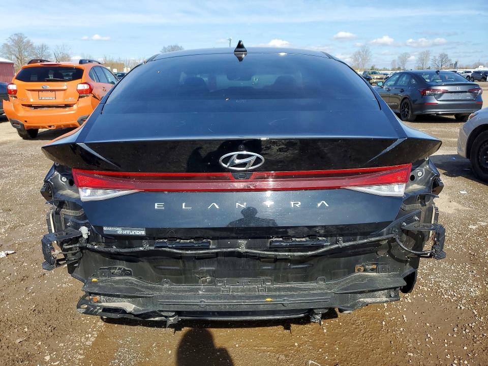 2022 Hyundai Elantra მანქანა იყიდება აუქციონზე, vin: KMHLM4AG2NU276745, აუქციონის ნომერი: 50344426