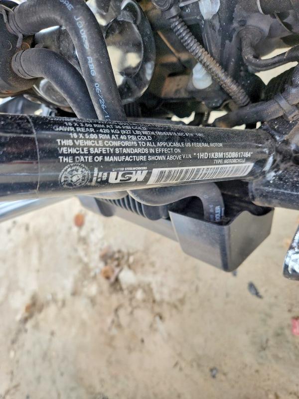 50167516 :رقم المزاد ، 1HD1KBM15DB617464 vin ، 2013 Harley-davidson Flhx مزاد بيع