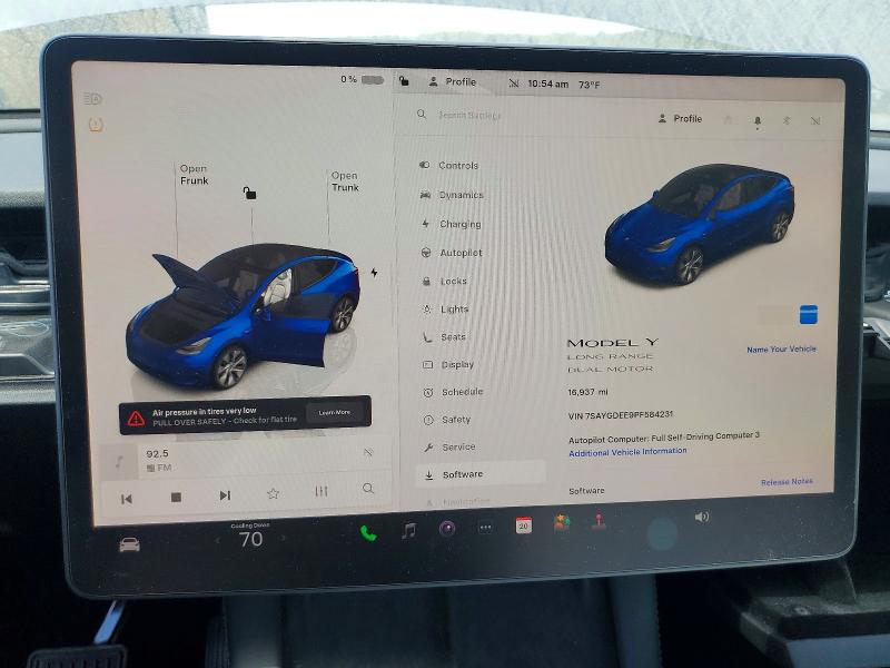 Aukcja sprzedaży 2023 Tesla Model Y, vin: 7SAYGDEE9PF584231, numer aukcji: 49125376