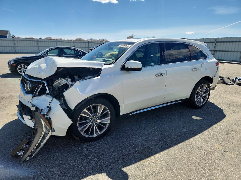 2017 Acura Mdx მანქანა იყიდება აუქციონზე, vin: 5J8YD4H54HL005356, აუქციონის ნომერი: 50657816