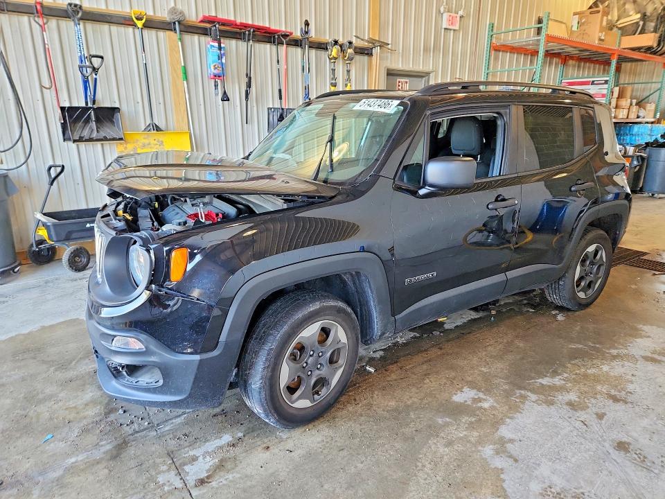 2018 Jeep Renegade მანქანა იყიდება აუქციონზე, vin: ZACCJBAB9JPH36243, აუქციონის ნომერი: 51437486