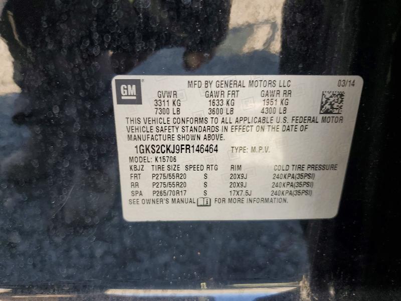 Продаж на аукціоні авто 2015 Gmc Yukon, vin: 1GKS2CKJ9FR146464, номер лоту: 51268036