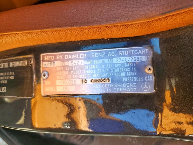 Продаж на аукціоні авто 1977 Mercedes Benz 450, vin: 11603612002688, номер лоту: 50335086