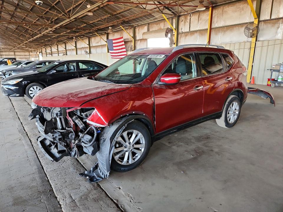 50353876 :رقم المزاد ، 5N1AT2MV8EC752835 vin ، 2014 Nissan Rogue مزاد بيع