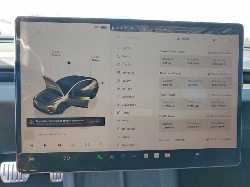 2024 Tesla Model 3 მანქანა იყიდება აუქციონზე, vin: 5YJ3E1ET8RF883643, აუქციონის ნომერი: 49165446