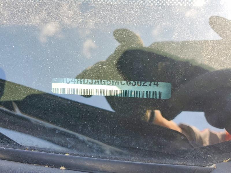 Продажа на аукционе авто 2021 Dodge Durango, vin: 1C4RDJAG5MC630274, номер лота: 51316386