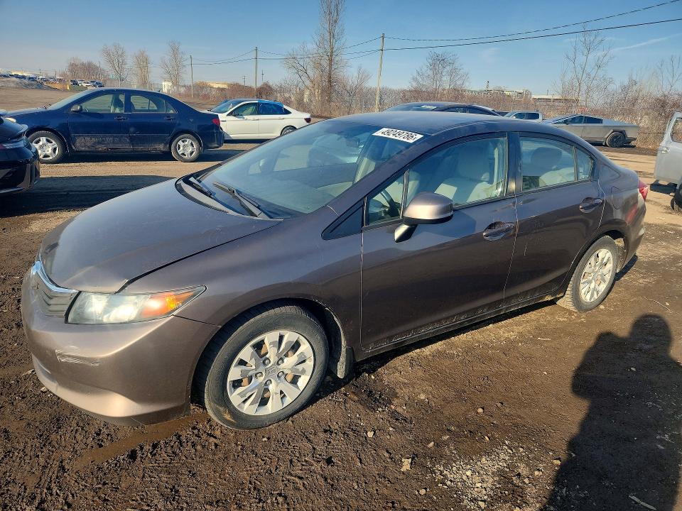 Продаж на аукціоні авто 2012 Honda Civic, vin: 2HGFB2E41CH023932, номер лоту: 49249786