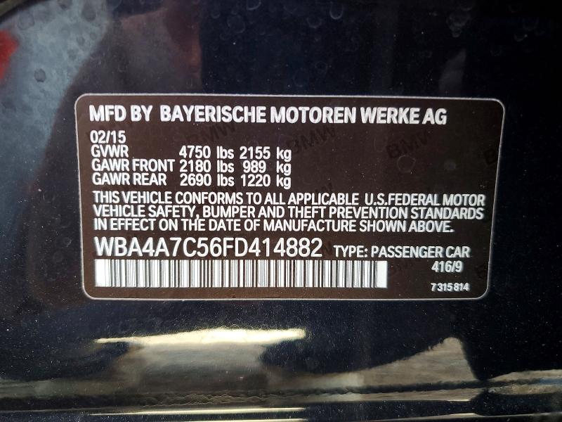 Aukcja sprzedaży 2015 Bmw 428, vin: WBA4A7C56FD414882, numer aukcji: 47449276