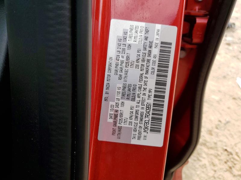 49160206 :رقم المزاد ، JM3KFBCL7R0409691 vin ، 2024 Mazda Cx-5 مزاد بيع
