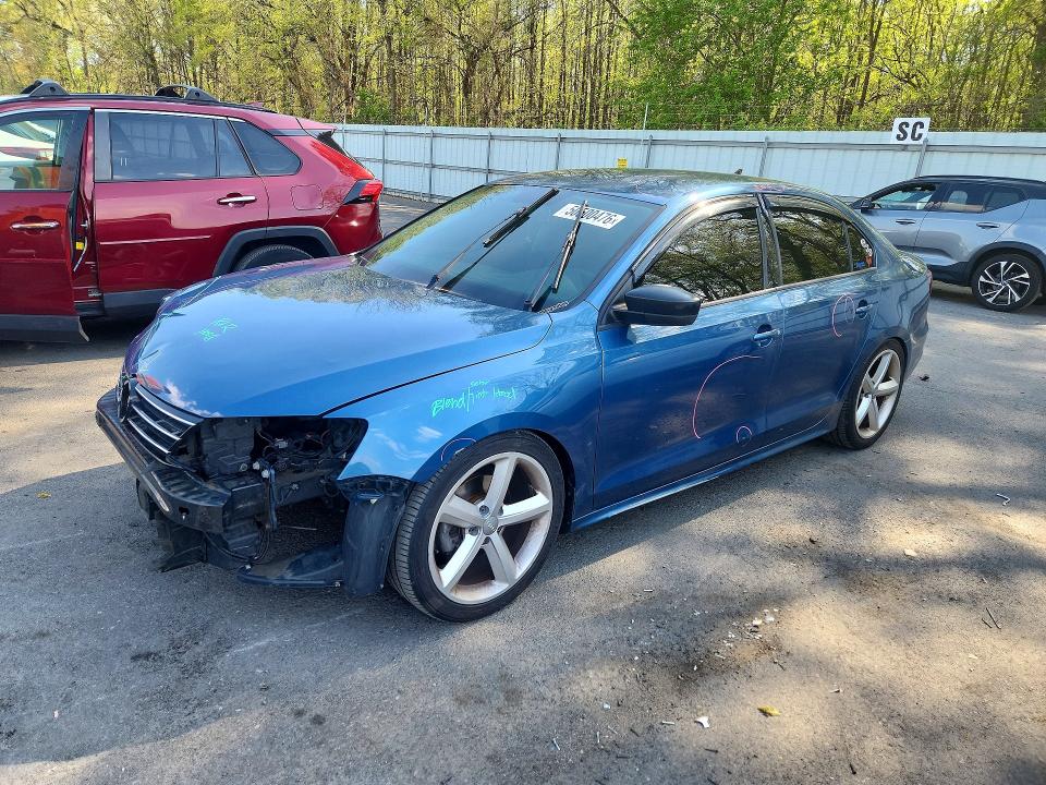 2016 Volkswagen Jetta მანქანა იყიდება აუქციონზე, vin: 3VW167AJXGM298578, აუქციონის ნომერი: 50500476