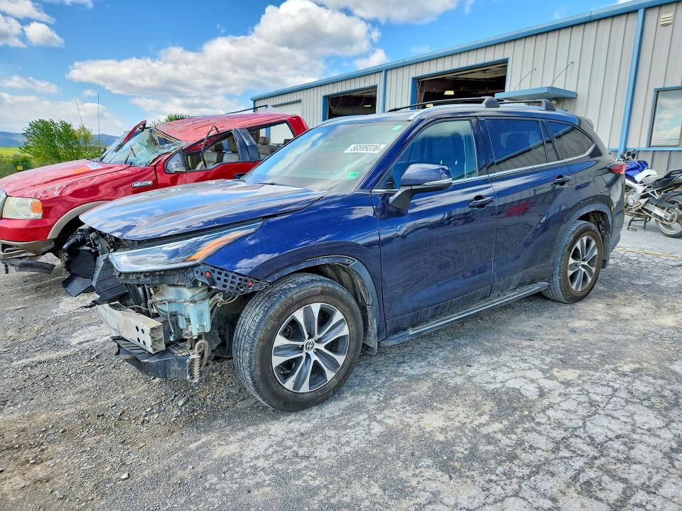 50599316 :رقم المزاد ، 5TDHZRBH3MS160666 vin ، 2021 Toyota Highlander مزاد بيع