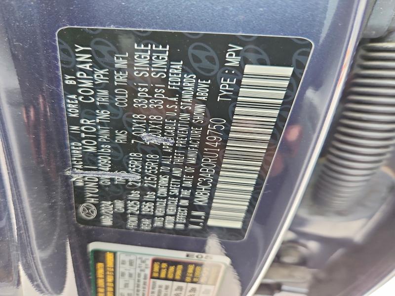 Aukcja sprzedaży 2024 Hyundai Kona, vin: KM8HC3AB0RU149750, numer aukcji: 50591726
