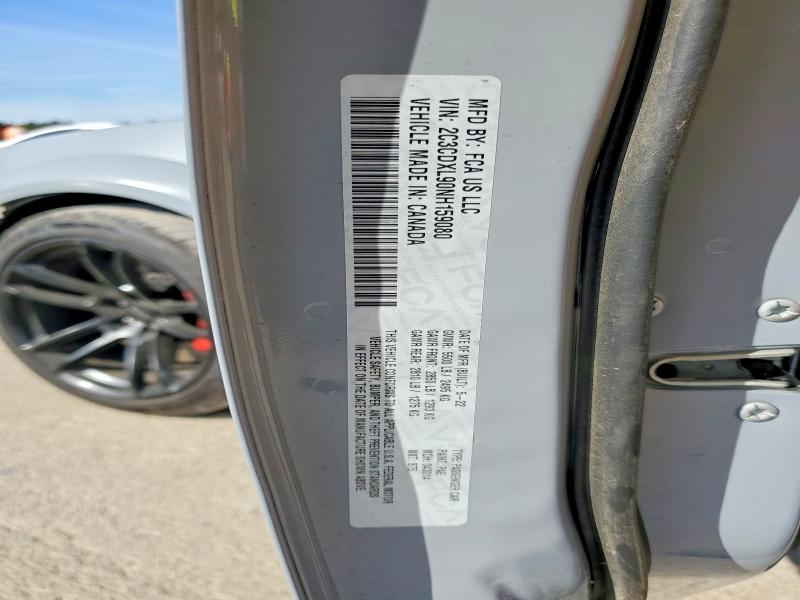 Продаж на аукціоні авто 2022 Dodge Charger, vin: 2C3CDXL90NH159080, номер лоту: 50297266