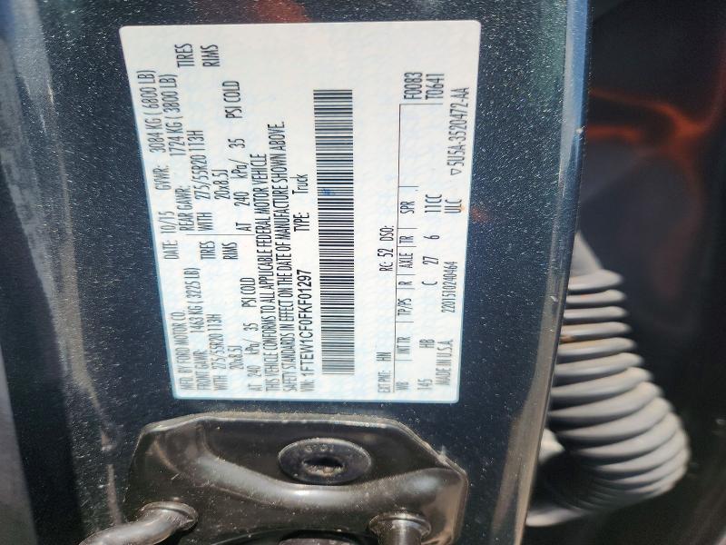 Продаж на аукціоні авто 2015 Ford F150, vin: 1FTEW1CF0FKF01297, номер лоту: 50615396