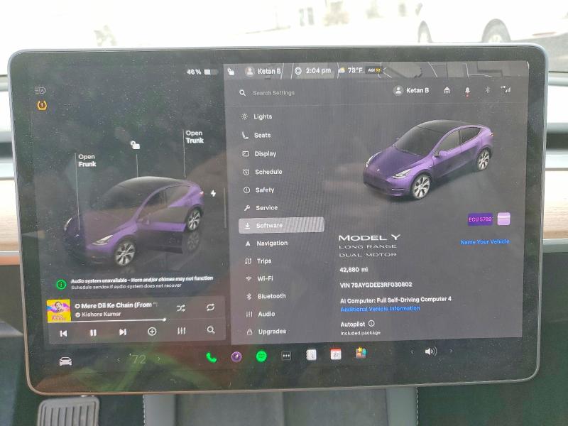 50996136 :رقم المزاد ، 7SAYGDEE3RF030802 vin ، 2024 Tesla Model Y مزاد بيع
