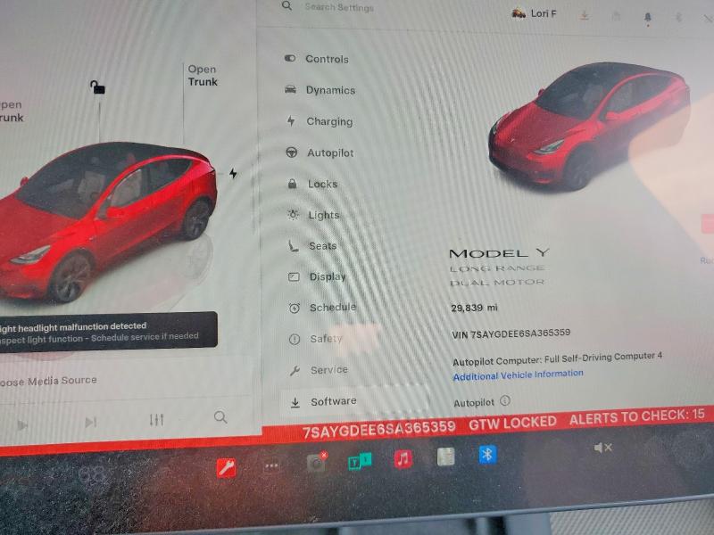 Продаж на аукціоні авто 2025 Tesla Model Y, vin: 7SAYGDEE6SA365359, номер лоту: 49326456