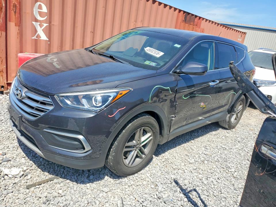 2018 Hyundai Santa Fe Sport მანქანა იყიდება აუქციონზე, vin: 5XYZTDLB5JG564449, აუქციონის ნომერი: 48692936