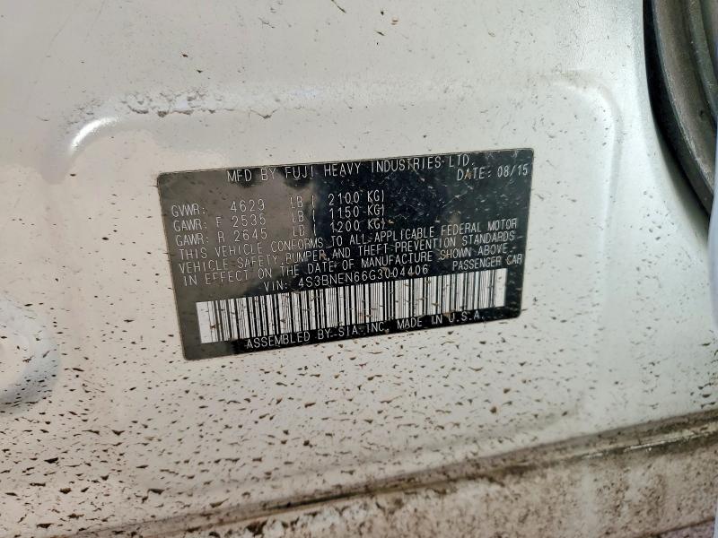 50503516 :رقم المزاد ، 4S3BNEN66G3004406 vin ، 2016 Subaru Legacy مزاد بيع