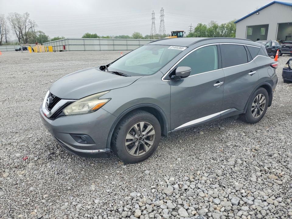Продажа на аукционе авто 2015 Nissan Murano, vin: 5N1AZ2MG9FN224114, номер лота: 51465366