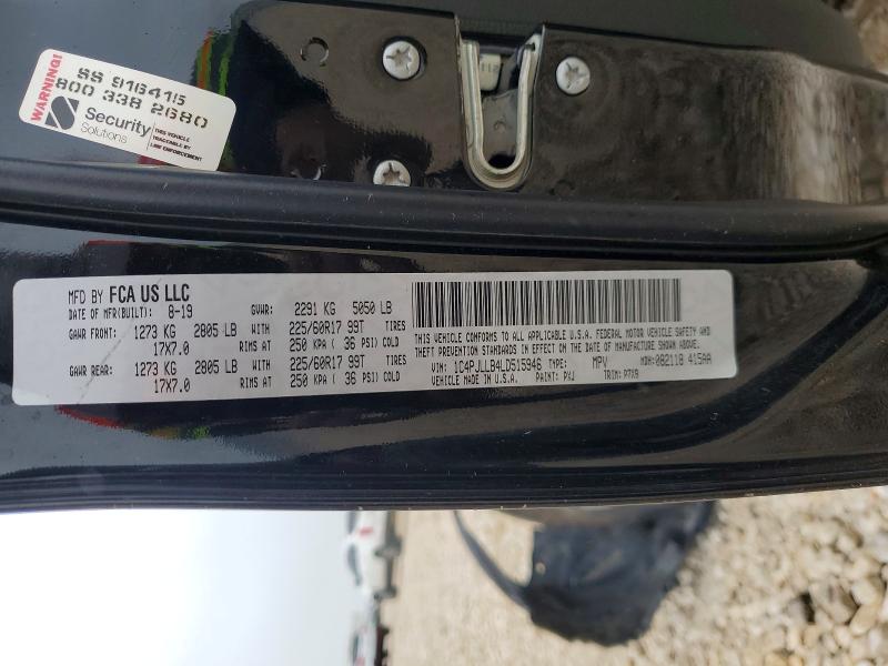 Продаж на аукціоні авто 2020 Jeep Cherokee, vin: 1C4PJLLB4LD515946, номер лоту: 51879316