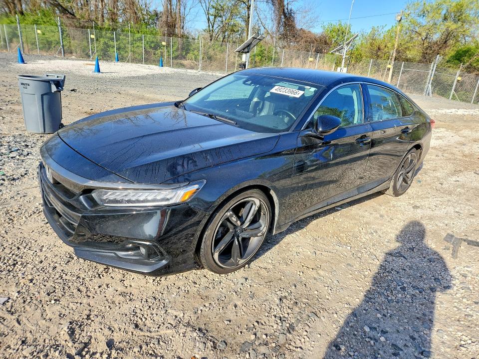 2021 Honda Accord მანქანა იყიდება აუქციონზე, vin: 1HGCV1F45MA042633, აუქციონის ნომერი: 49233966