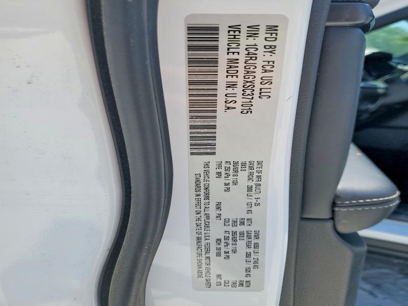 2025 Jeep Grand Cherokee მანქანა იყიდება აუქციონზე, vin: 1C4RJGAGXSC371015, აუქციონის ნომერი: 50990266